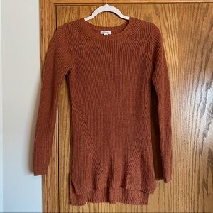 MERONA extra small burnt orange sweater